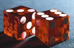Coppia di dadi da gioco